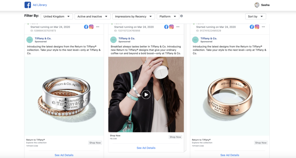 Jewelry advertising