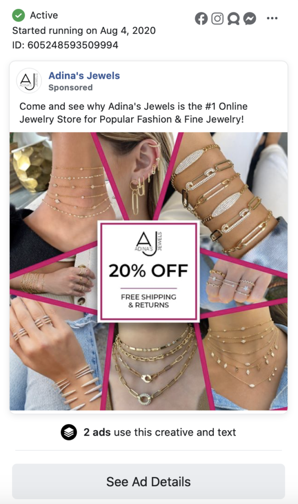 Adinas jewelry coupon on sale code