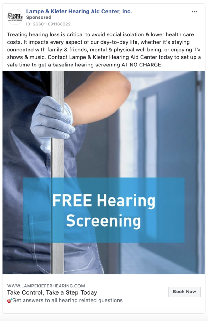 Free Hearing Screening for Hearing Medical Device