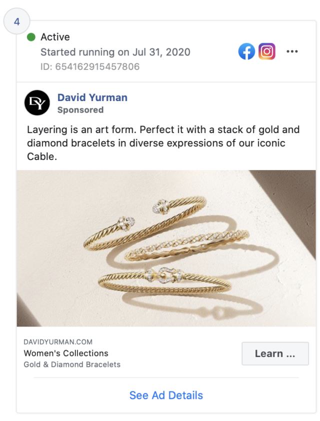 Gold Jewelry Advertising Examples From Well Known Brands