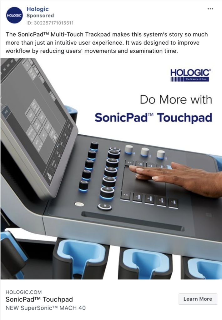 Medical Device Marketing for SonicPad