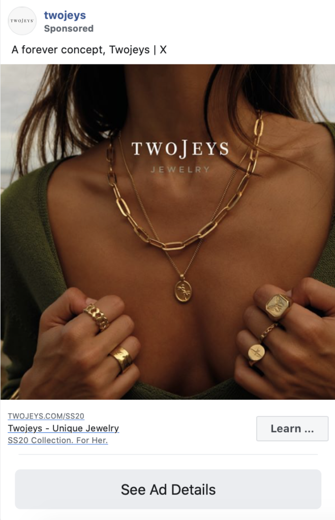 Jewelry Brand Marketing Sexy Model