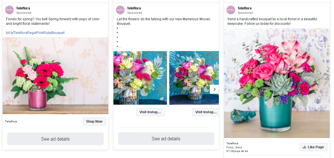 30 Florist E Commerce Advertising Examples In 2021 Good And Bad