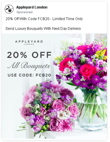 Luxury Flower Delivery Ad Template - Creatopy